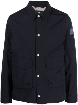PS Paul Smith front flap-pocket shirt - Blue