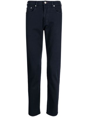 PS Paul Smith garment-dyed tapered-leg jeans - Blue