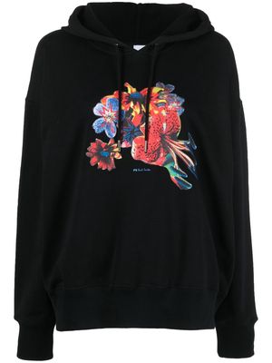 PS Paul Smith graphic drawstring hoodie - Black