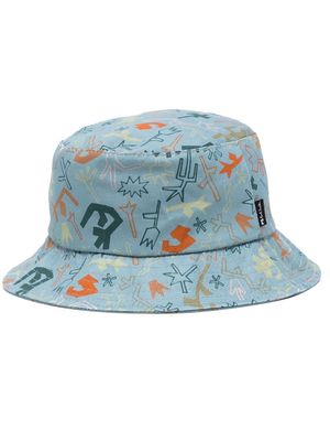 PS Paul Smith graphic-print bucket hat - Blue
