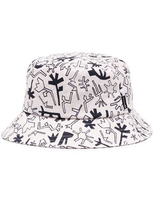 PS Paul Smith graphic-print bucket hat - White