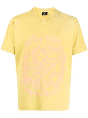 PS Paul Smith graphic-print cotton T-shirt - Yellow