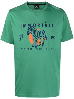 PS Paul Smith graphic-print short-sleeved T-shirt - Green