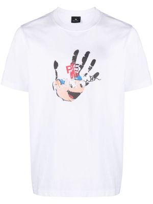 PS Paul Smith Hand logo-print T-shirt - White