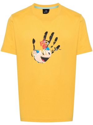 PS Paul Smith Hand logo-print T-shirt - Yellow
