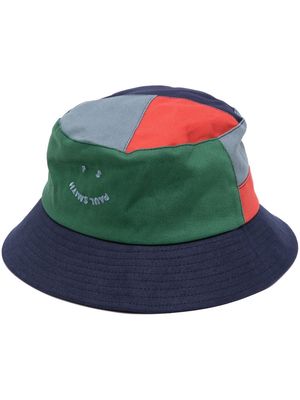 PS Paul Smith Happy colour-block bucket hat - Blue