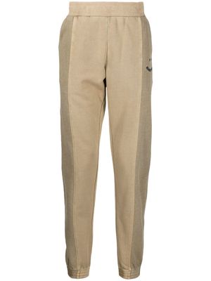 PS Paul Smith Happy logo-embroidered track pants - Brown