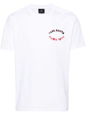 PS Paul Smith Happy Oval organic cotton T-shirt - White