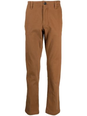 PS Paul Smith Happy stretch-cotton trousers - Brown