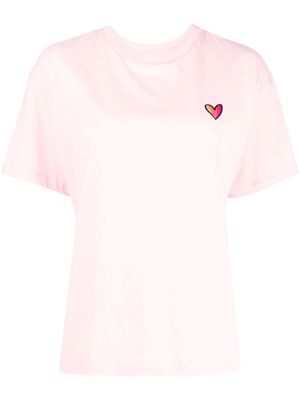 PS Paul Smith heart-print short-sleeve T-shirt - Pink