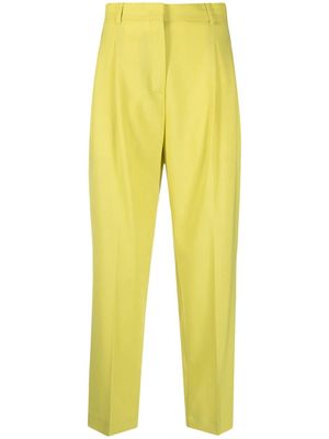 PS Paul Smith high-waisted cropped wool trousers - Yellow