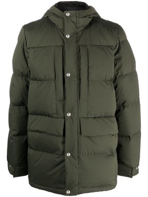 PS Paul Smith hooded padded down coat - Green