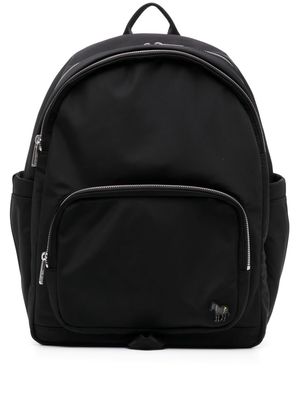 PS Paul Smith logo-appliqué backpack - Black