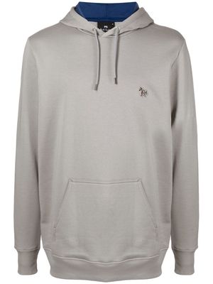 PS Paul Smith logo drawstring hoodie - Grey