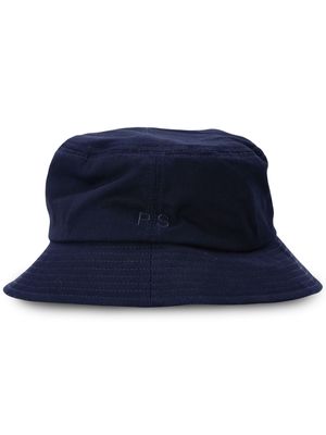 PS Paul Smith logo-embroidered bucket hat - Blue