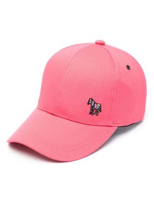 PS Paul Smith logo-embroidered cotton baseball cap - Pink