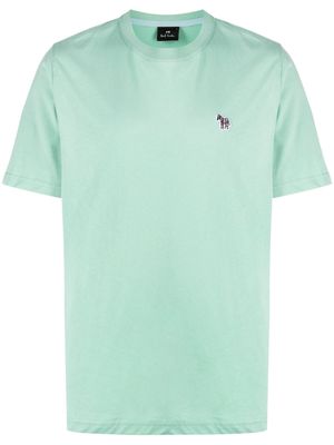 PS Paul Smith logo-embroidered cotton T-shirt - Green