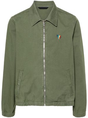 PS Paul Smith logo-embroidered jacket - Green