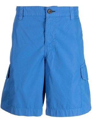 PS Paul Smith logo-patch bermuda shorts - Blue