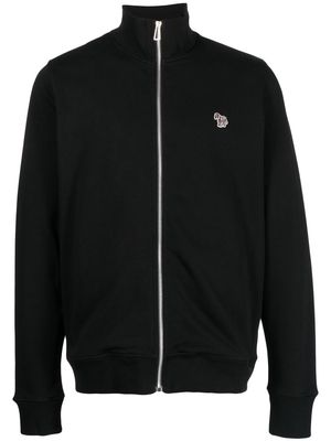 PS Paul Smith logo patch bomber jacket - Black