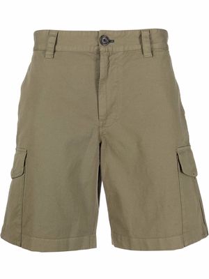 PS Paul Smith logo-patch cargo shorts - Green