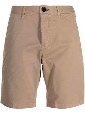 PS Paul Smith logo-patch chino shorts - Brown