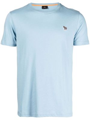 PS Paul Smith logo-patch cotton T-shirt - Blue