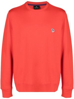 PS Paul Smith logo-patch detail sweatshirt - Orange