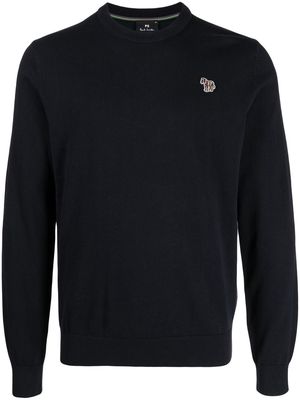 PS Paul Smith logo patch jumper - 49 NAVY