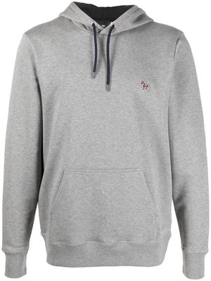 PS Paul Smith logo-patch long-sleeve hoodie - Grey