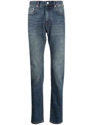 PS Paul Smith logo-patch washed jeans - Blue