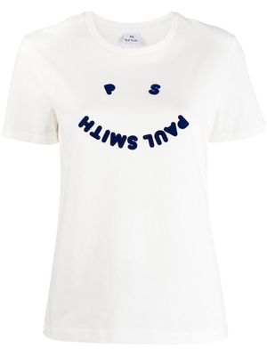 PS Paul Smith logo-print crew-neck T-shirt - White