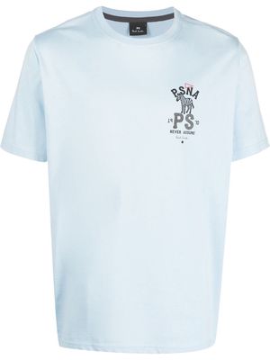 PS Paul Smith logo-print short-sleeved T-shirt - Blue