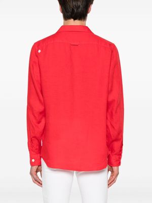 PS Paul Smith long-sleeve linen shirt - Red