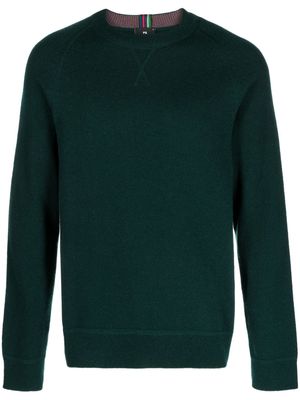PS Paul Smith long-sleeve merino-wool jumper - Green