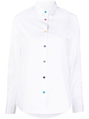 PS Paul Smith long-sleeve multi-button shirt - White