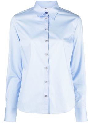 PS Paul Smith long-sleeved buttoned shirt - Blue