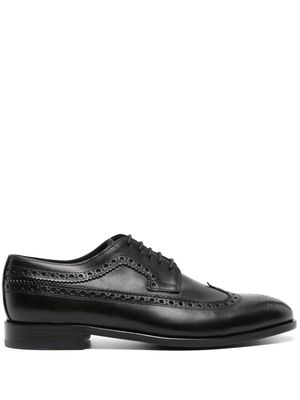 PS Paul Smith low stacked-heel leather brogues - Black