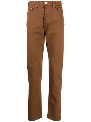 PS Paul Smith mid-rise slim-cut jeans - Brown