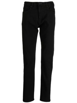 PS Paul Smith mid-rise tapered-leg jeans - Black