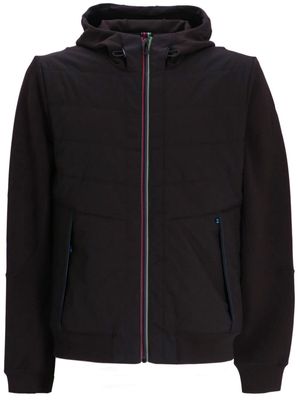 PS Paul Smith Mixed Media hooded jacket - Black