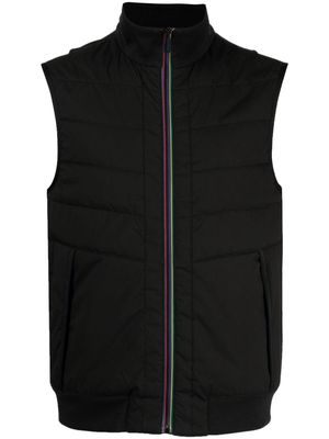 PS Paul Smith Mixed Media quilted gilet - Black