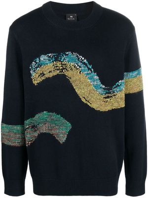 PS Paul Smith Mountain Road wool-blend jumper - Blue