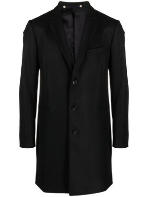 PS Paul Smith notched-lapel single-breasted coat - Black
