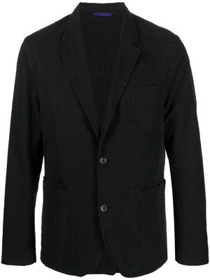 PS Paul Smith notched single-breasted blazer - Black