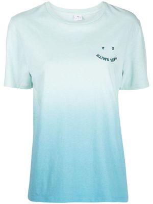 PS Paul Smith ombré-effect organic-cotton T-shirt - Green