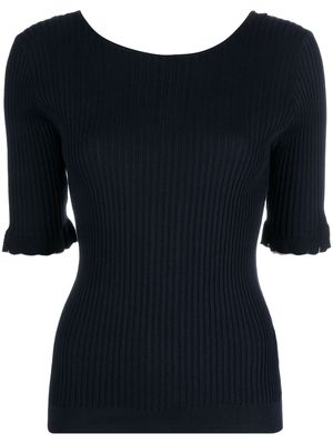 PS Paul Smith open back knitted top - Blue