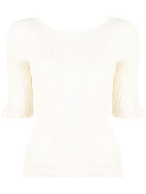 PS Paul Smith open-back knitted top - Neutrals