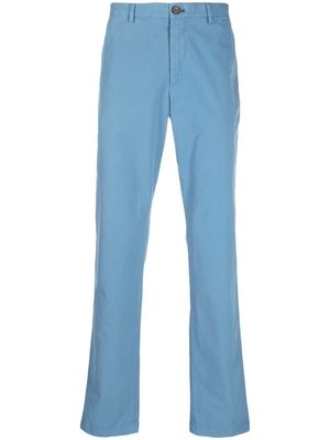 PS Paul Smith organic-cotton slim tailored trousers - Blue
