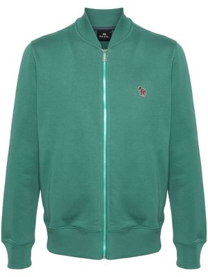 PS Paul Smith organic cotton zip-up sweatshirt - Green